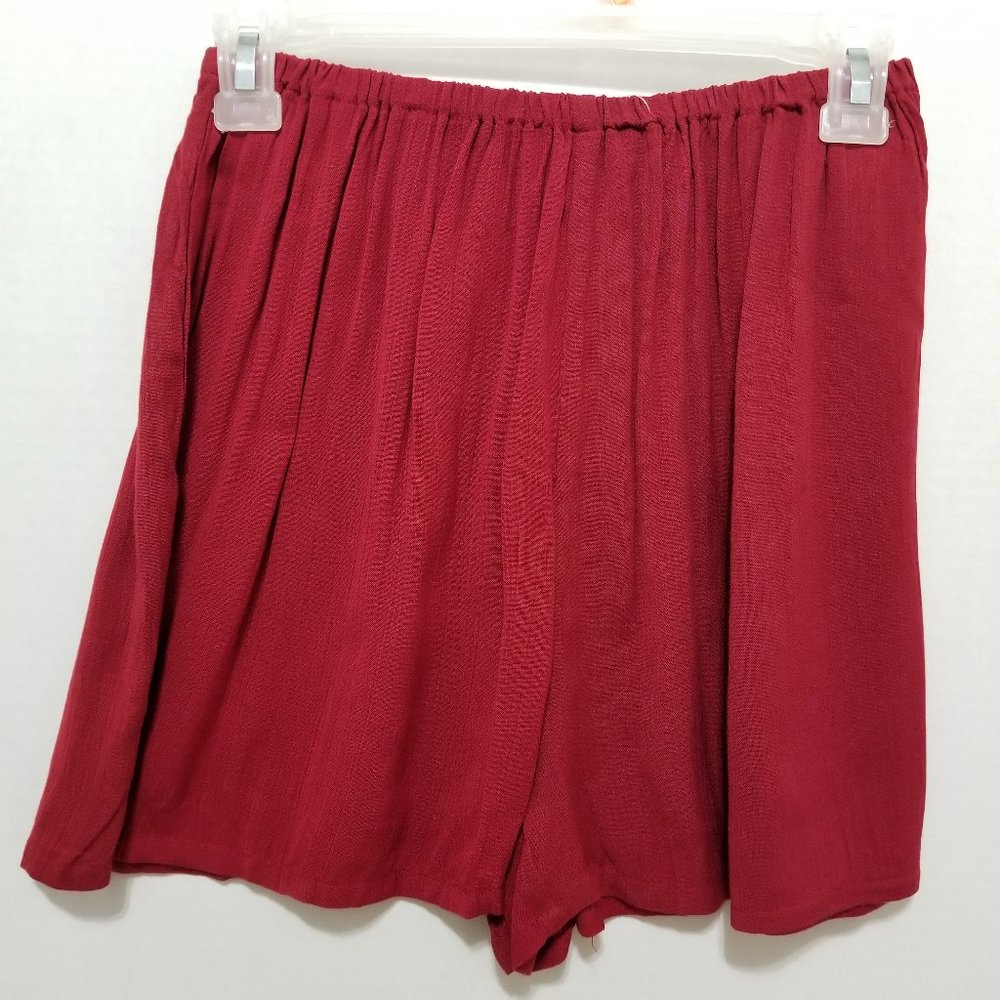 American Connection shorts Large elastic pull on waist flowy lounge VINTAGE Y2K